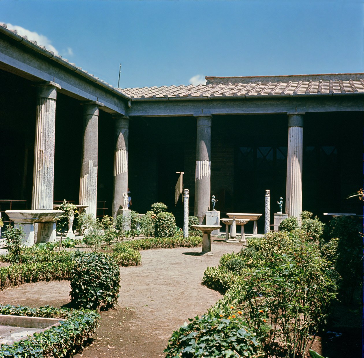 Atrium, hus Vettii av Roman