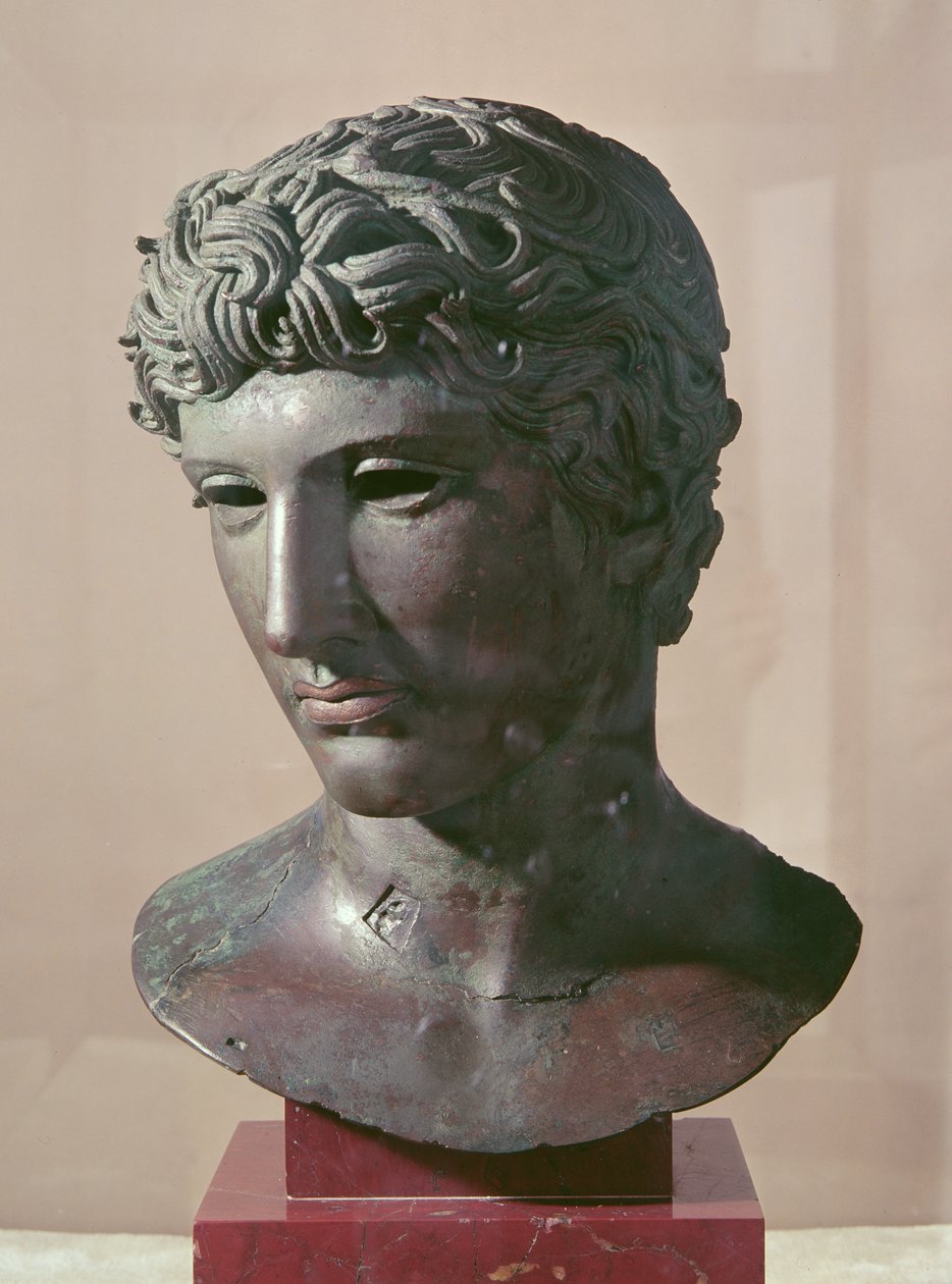 "Benevento"-huvudet, c.50 f.Kr. (brons) av Roman