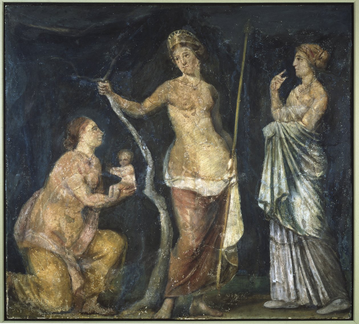 Adonis födelse, fragment från Neros gyllene hus, Rom, ca 64-68 av Roman