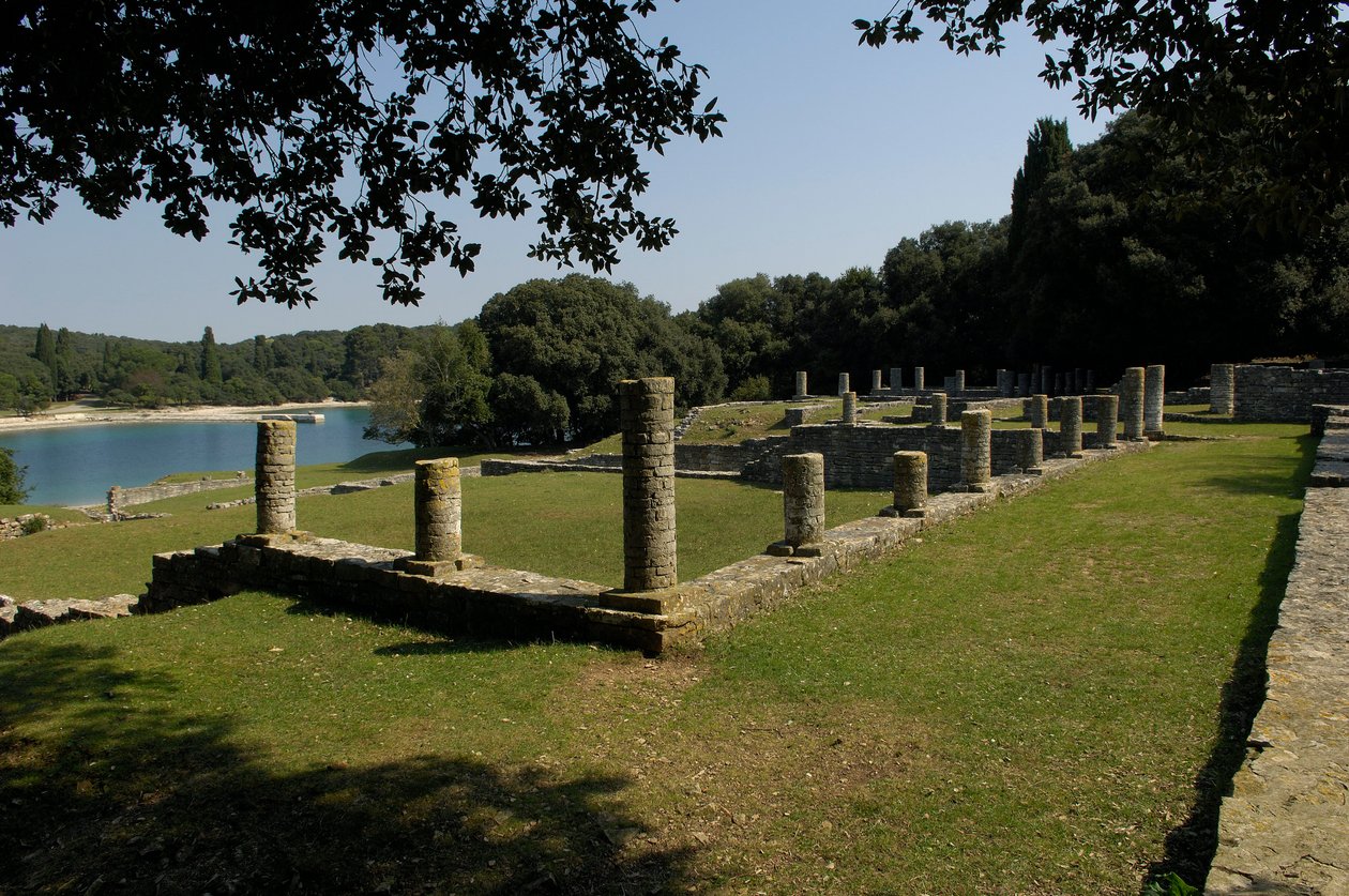 Den romerska villan i Verige Bay, Brijuni, Kroatien av Roman