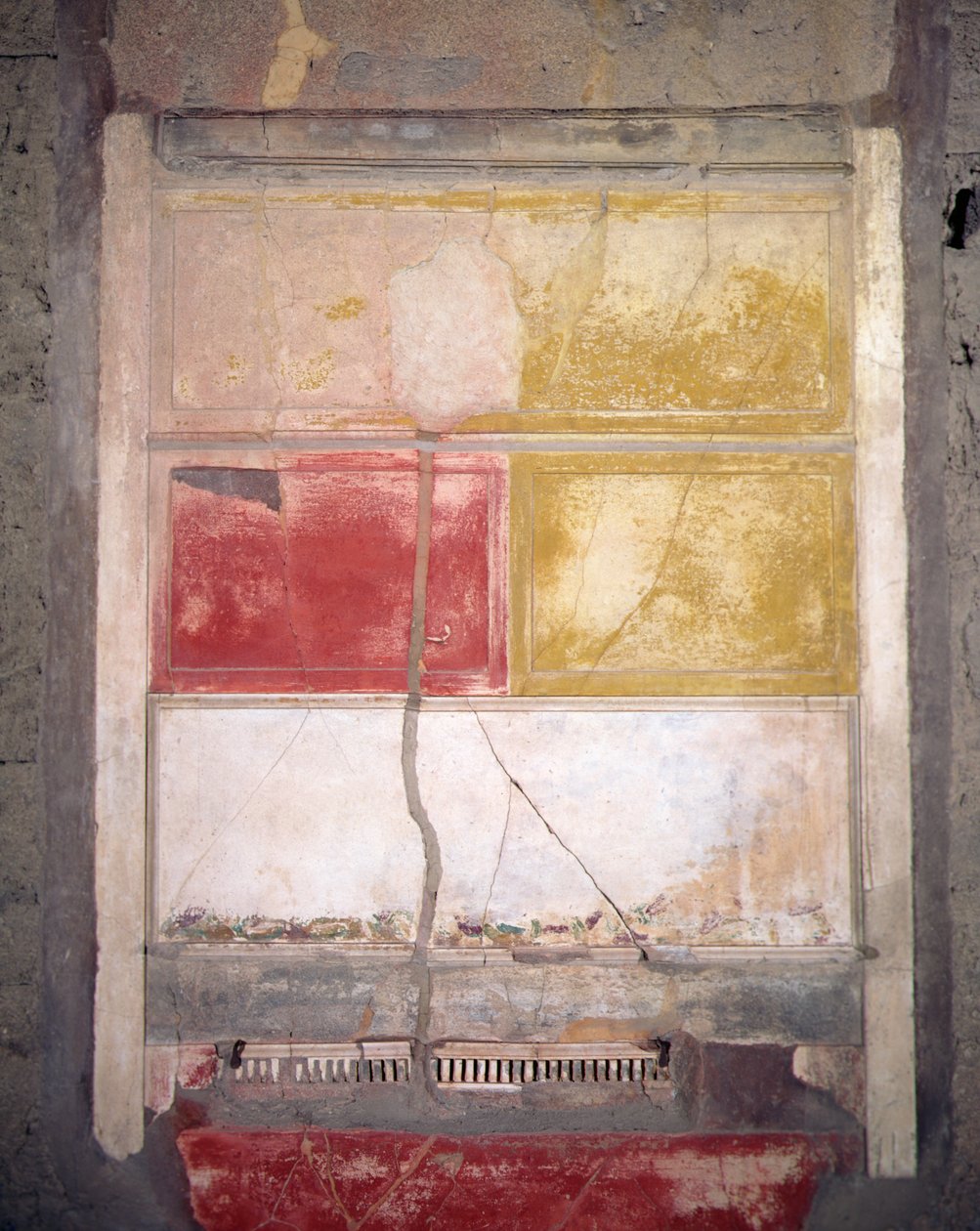 Väggdekoration, Pompei, Italien (fresk) av Roman