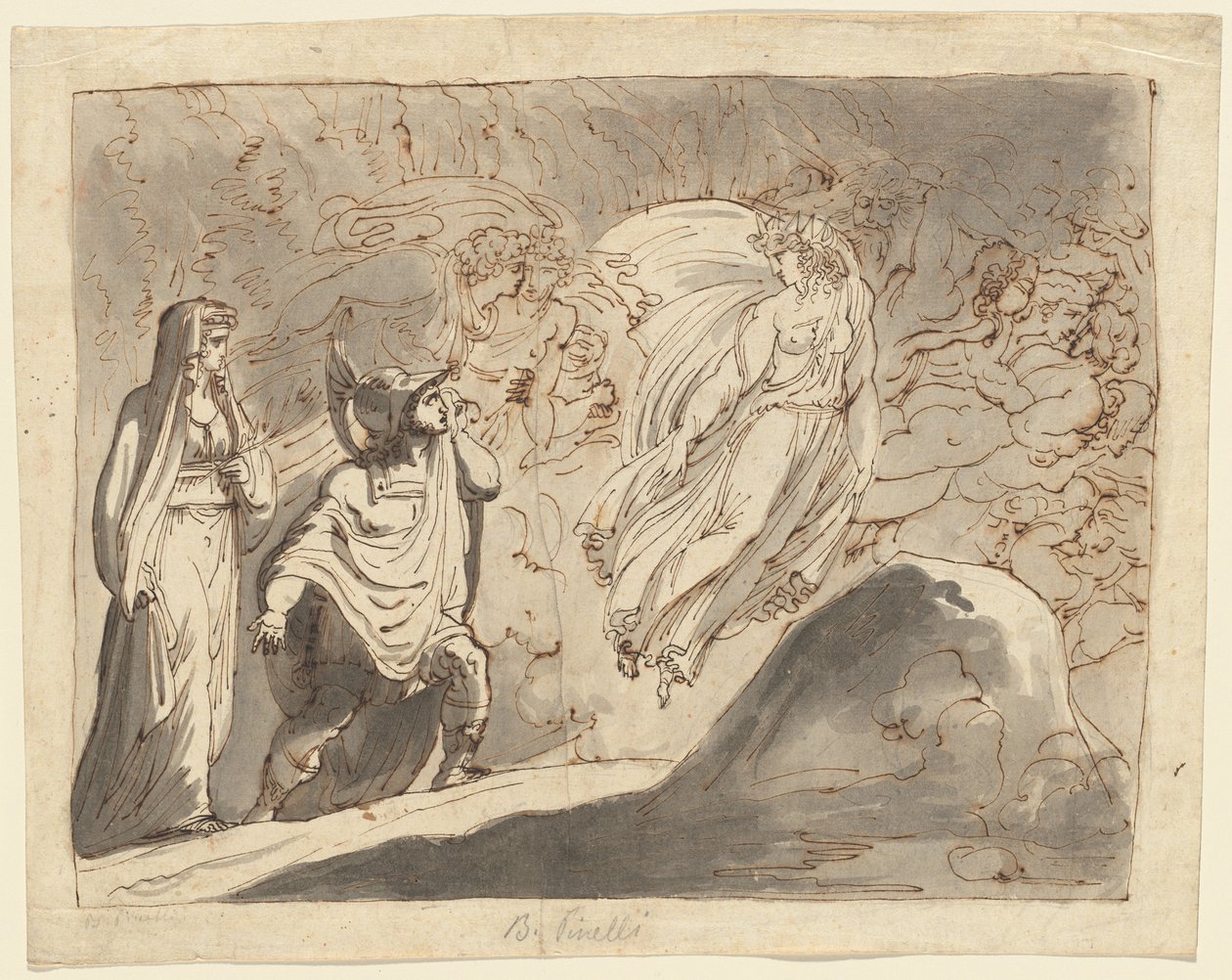Aeneas i underjorden av Roman 18th Century