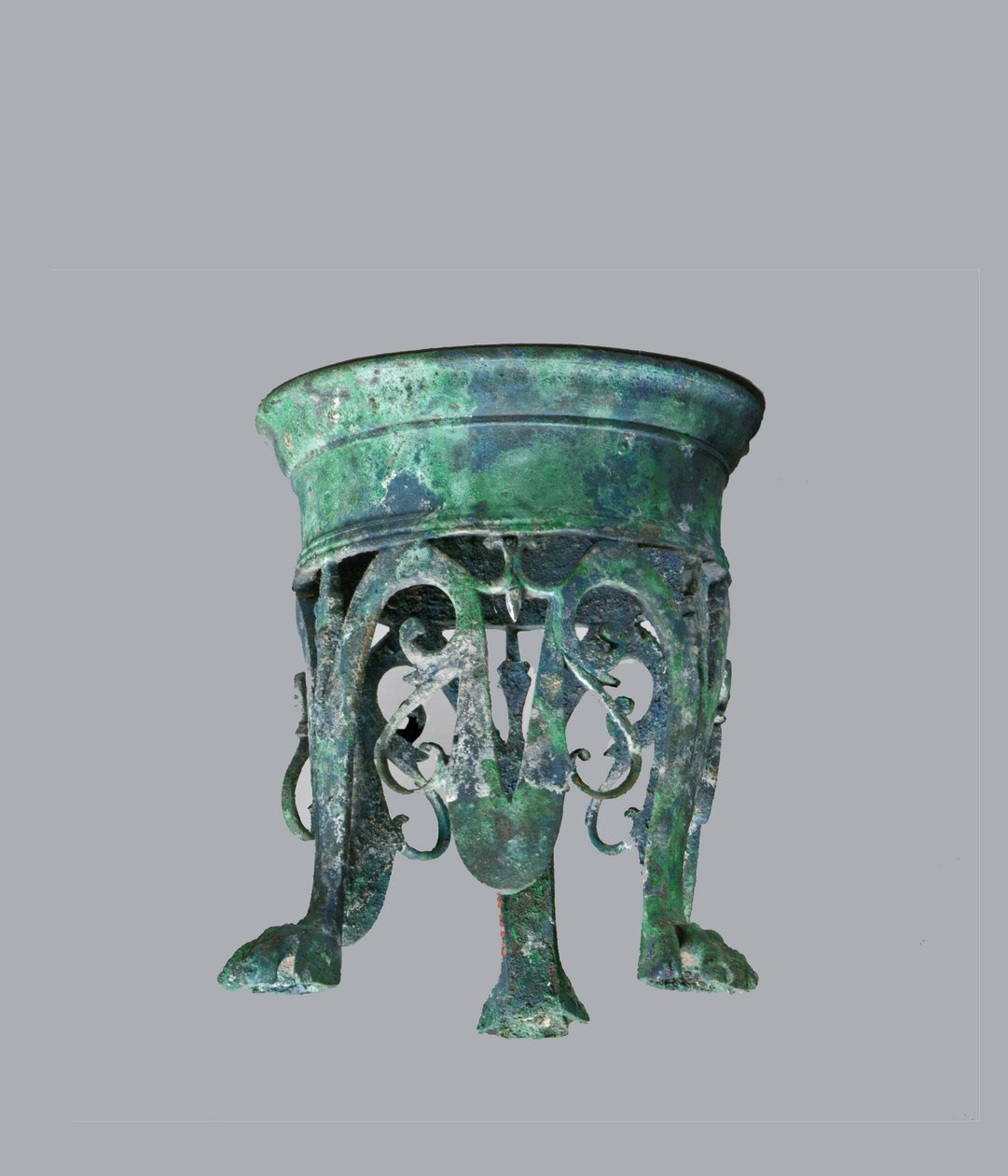 Bronsstativ av Roman Imperial Period