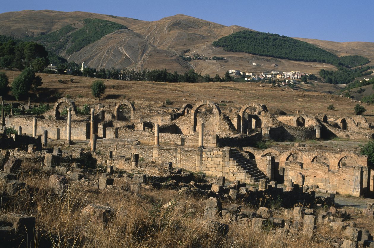 Allmän vy över baden, Höga kejsarperioden (27 f.Kr.-395 e.Kr.) av Roman Imperial Period
