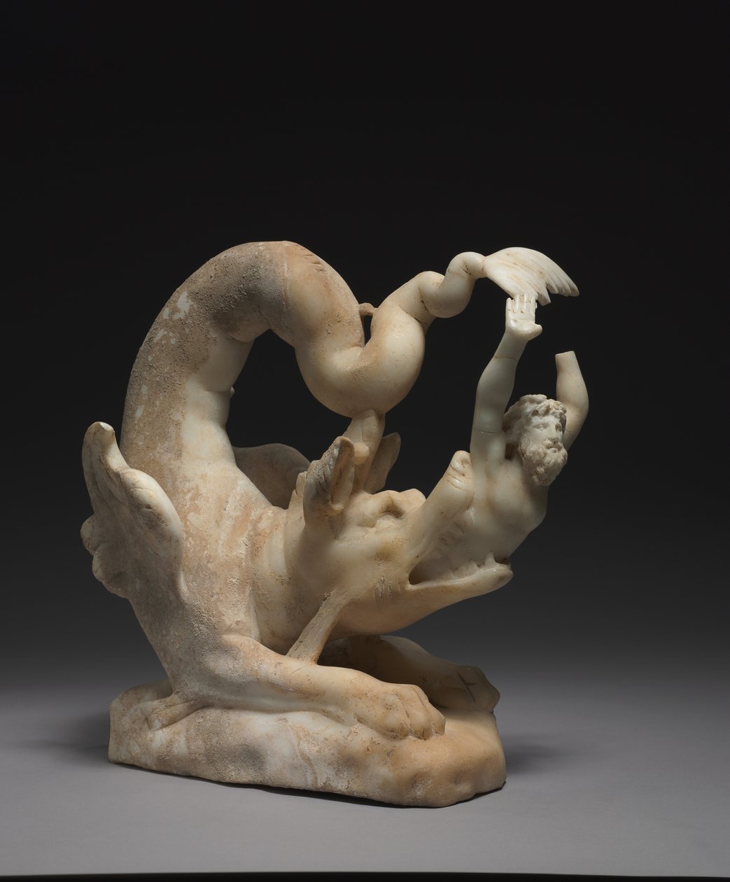 Jonah Cast Up, c.280-290 (marmor) av Roman Imperial Period