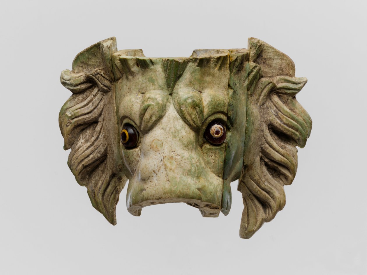 Lejonhuvud med glasögon av Roman Imperial Period