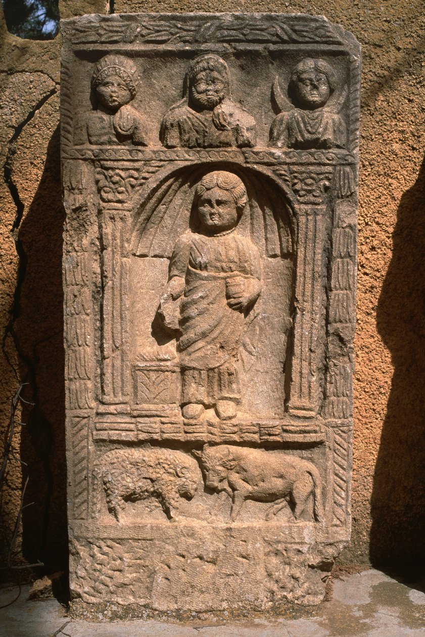 Stela, hög kejsartid (27 f.Kr. - 395 e.Kr.) av Roman Imperial Period