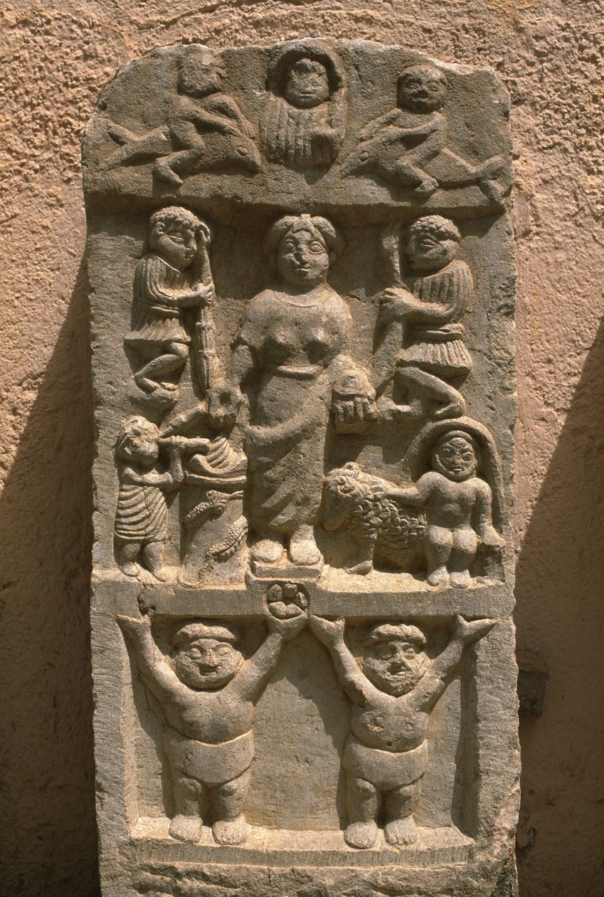 Stela, höga kejsarperioden (27 f.Kr.-395 e.Kr.) av Roman Imperial Period