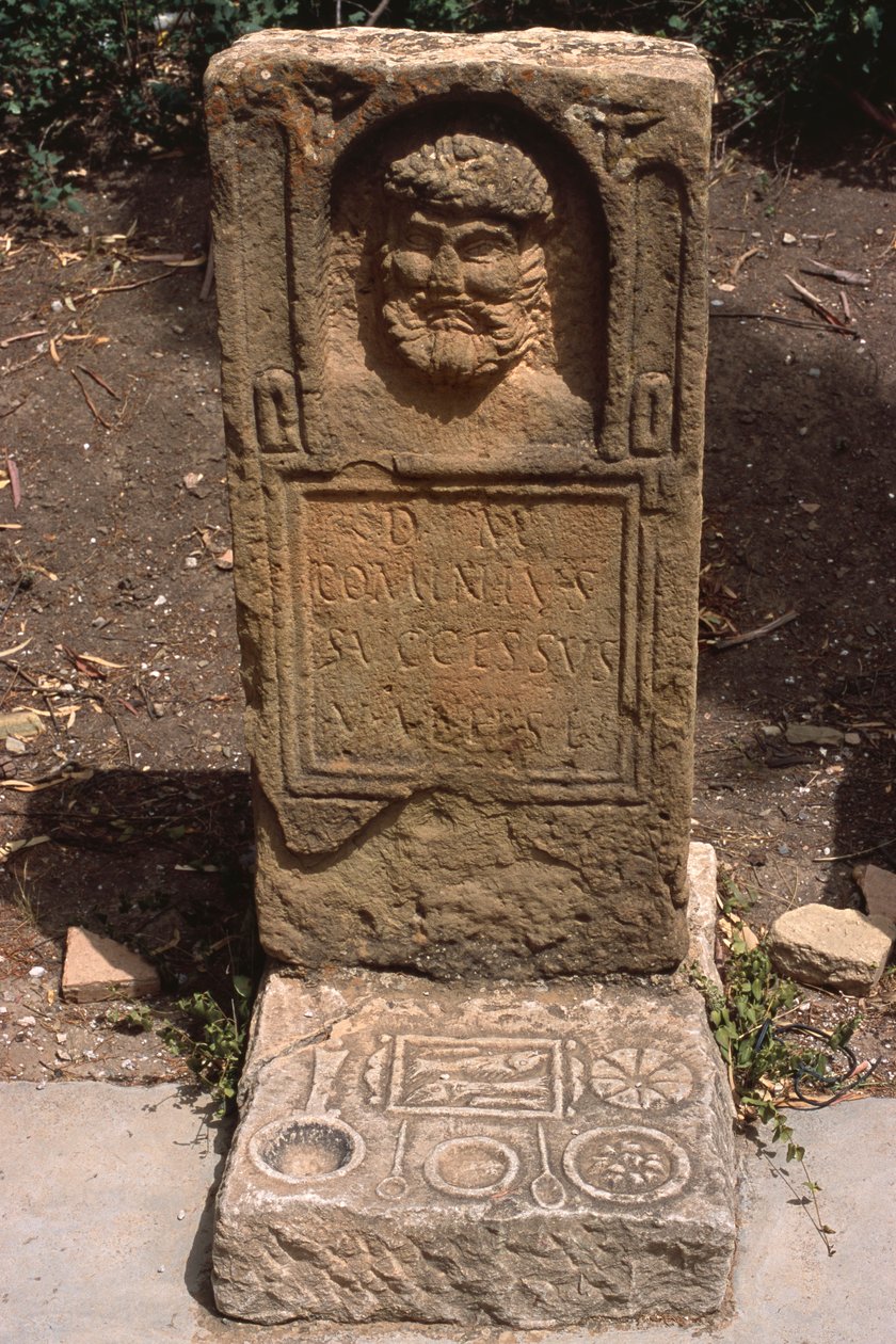 Stela, höga kejsarperioden (27 f.Kr.-395 e.Kr.) av Roman Imperial Period