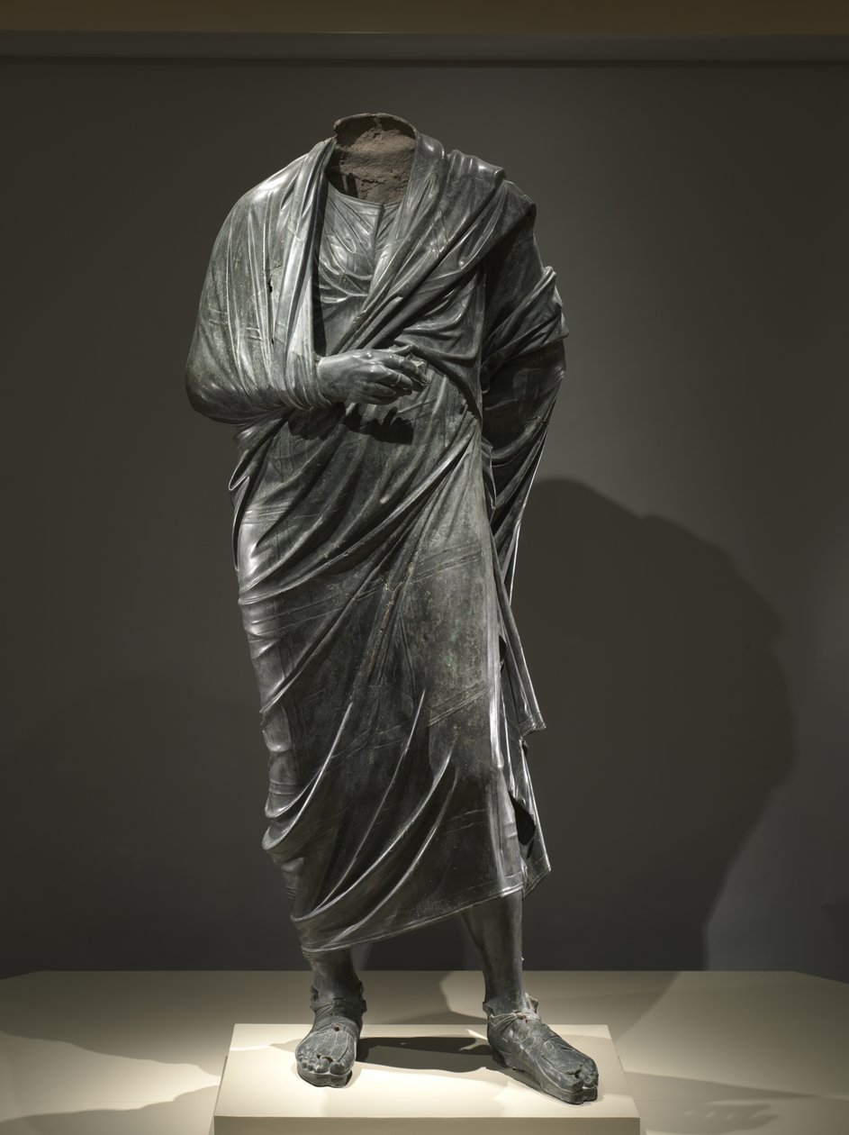 Kejsaren som filosof, troligen Marcus Aurelius av Roman Imperial Period