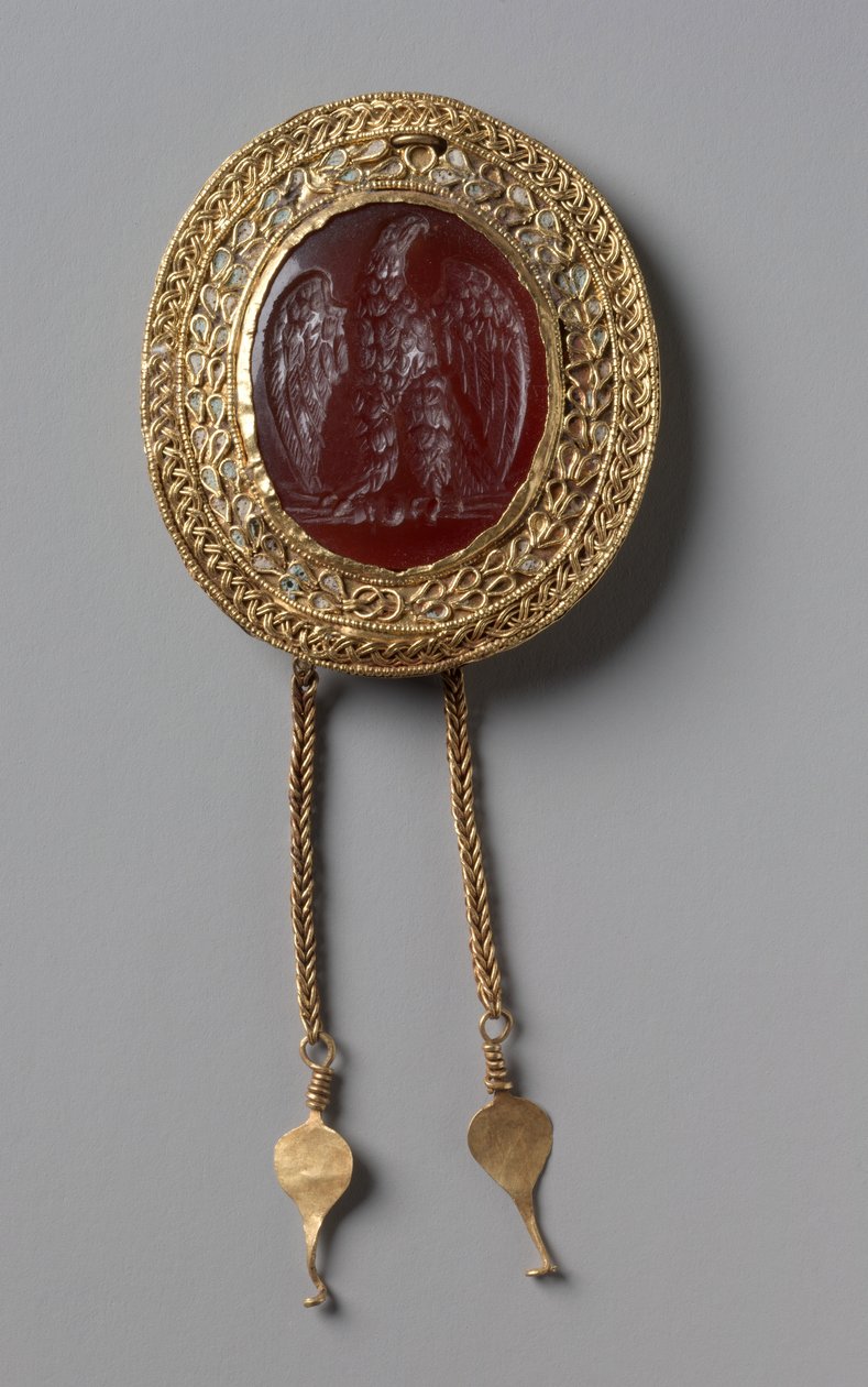 The Imperial Eagle, c.1-25 (kornelian intaglio) av Roman Imperial Period