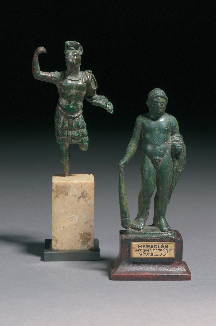 Figur av Psychopomp Hermanubis, c.2nd århundradet e.Kr av Roman Period Egyptian