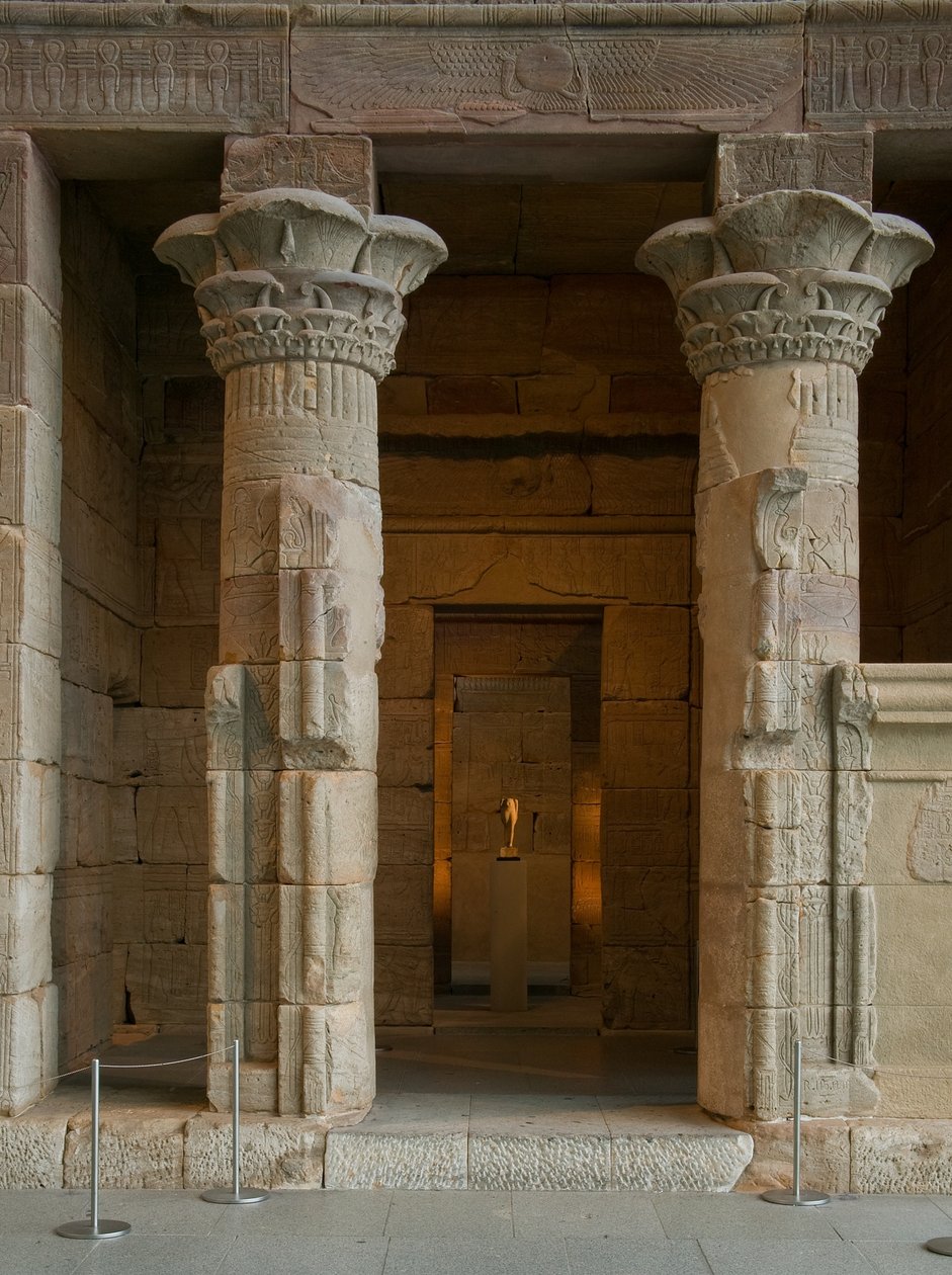 Temple of Dendur, c.10 f.Kr. (eolisk sandsten) av Roman Period Egyptian