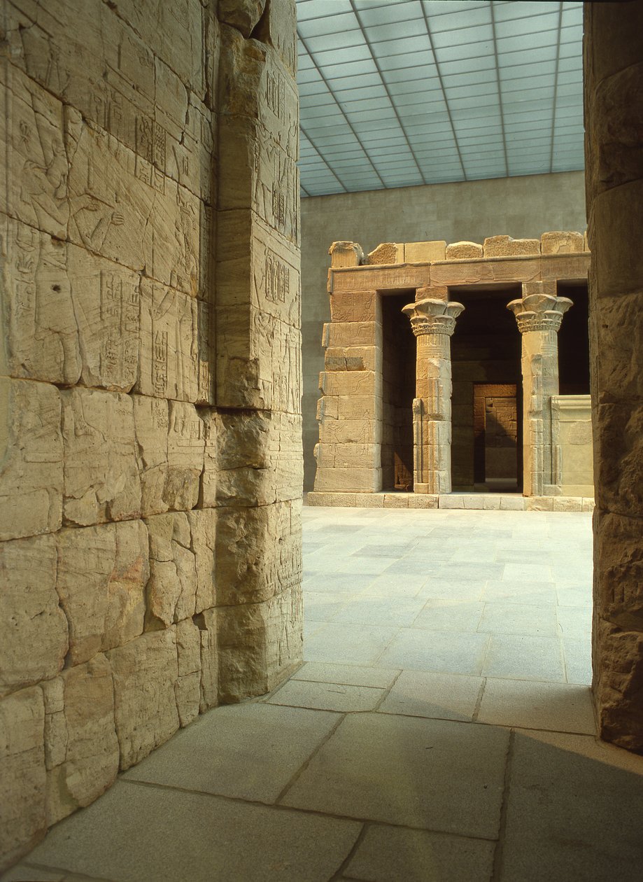 Templet Dendur, c.10 f.Kr. (eolisk sandsten) av Roman Period Egyptian