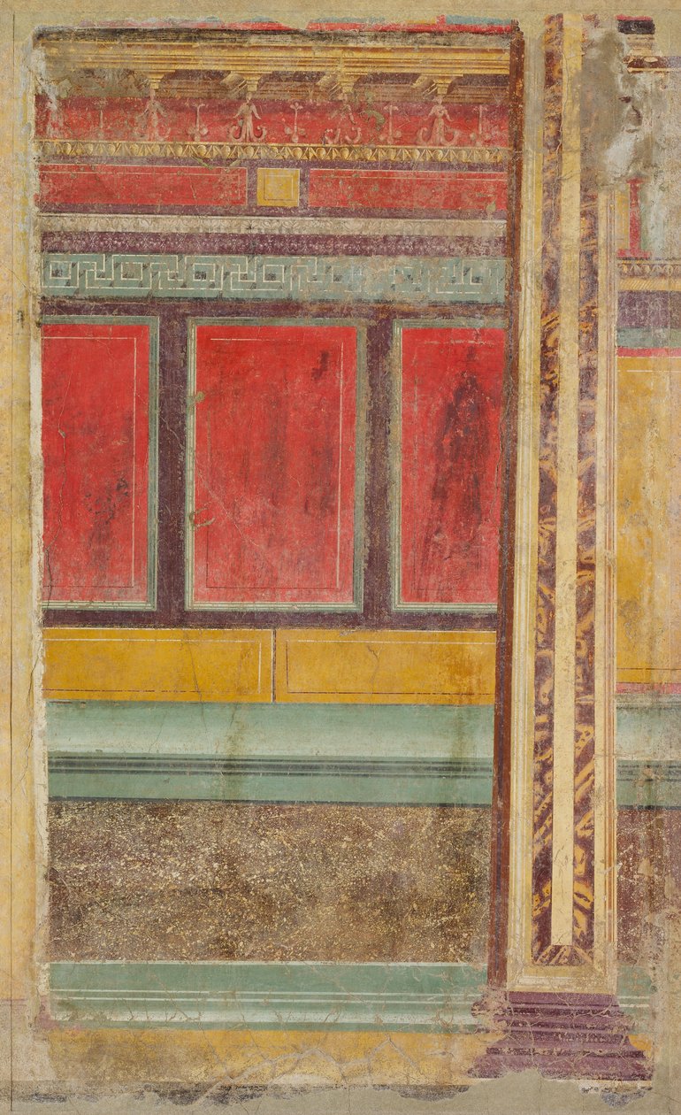 Väggmålning från en villa i Boscoreale, c.50–40 f.Kr. av Roman Republican Period
