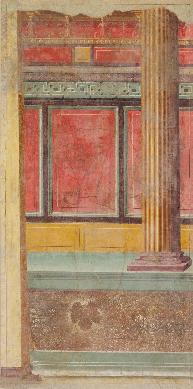 Väggmålning från en villa i Boscoreale, c.50–40 f.Kr. av Roman Republican Period