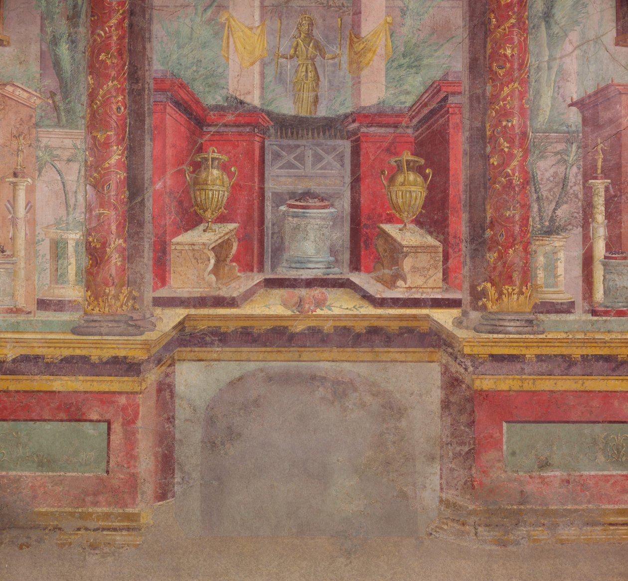 Väggmålning från kupén av en villa i Boscoreale, c.50-40 f.Kr. av Roman Republican Period