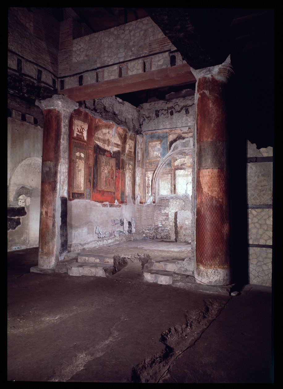 Altare i templet (högskolan) i augustales, 500-talet f.Kr.-1:a århundradet e.Kr av Roman Roman