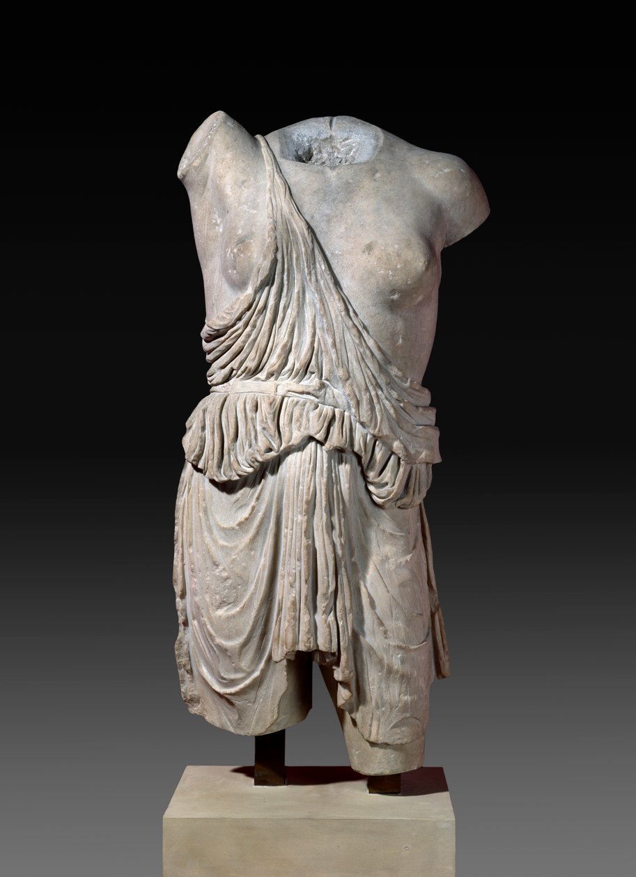 En Amazonas, romersk kopia av en grekisk brons från c.430 f.Kr. (marmor) av Roman Roman