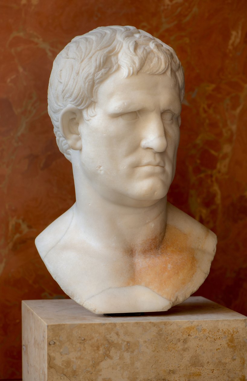 Art Rome Bust d Agrippa (ca 64 f.Kr. - 12 f.Kr.) av Roman Roman