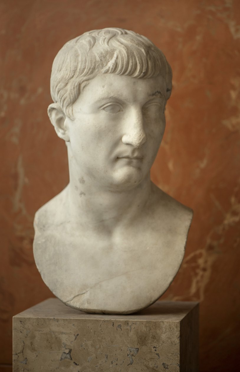 Art Rom byst av Drusus den unge (13 f.Kr. - 23 e.Kr.) marmor av Roman Roman