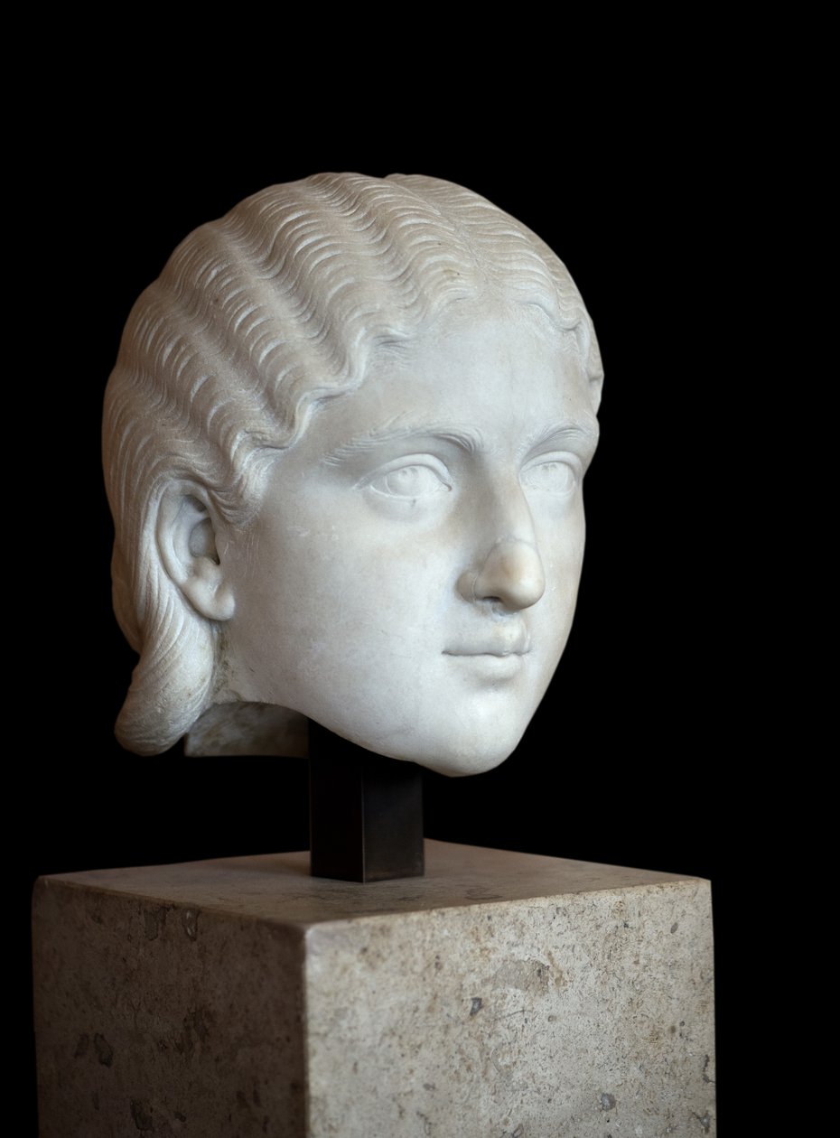 Art Rome Chef för kejsarinnan Barbia Orbiana (3:e århundradet), marmor av Roman Roman
