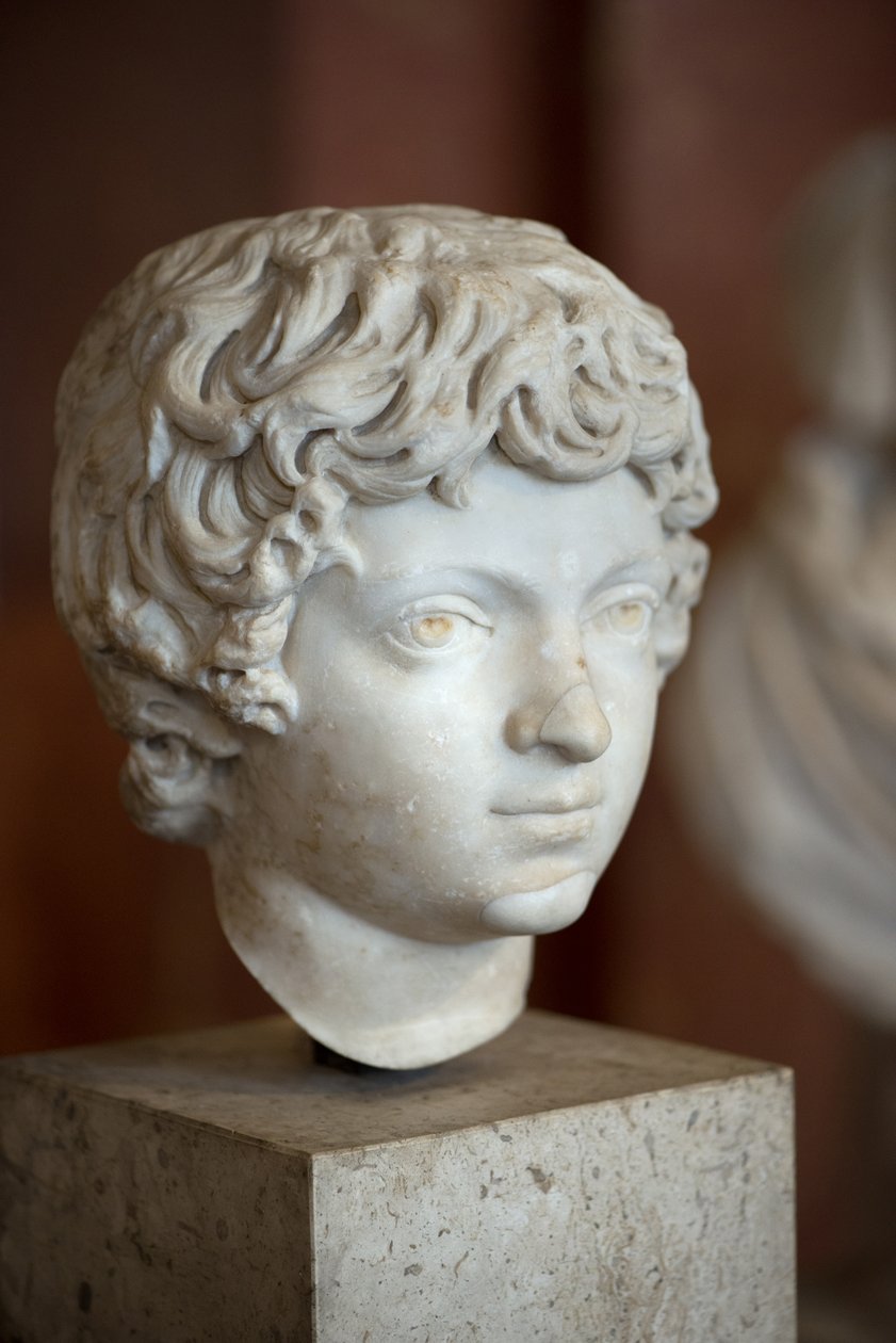 Art Rome Chef för den romerske kejsaren Caracalla Child (188 - 217 e.Kr.) av Roman Roman