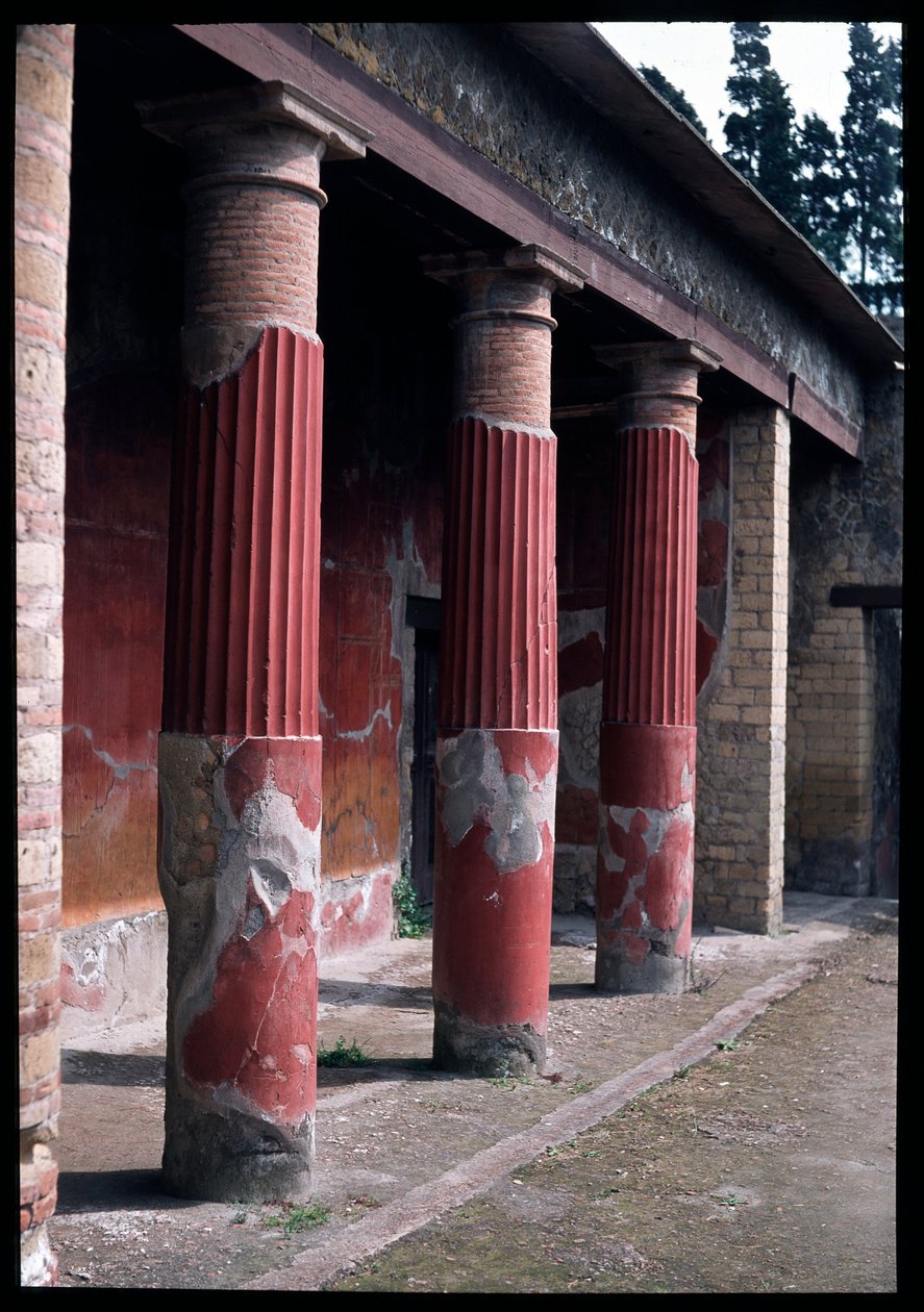 Atrium of Casa sannitica, 500-talet f.Kr.-1:a århundradet e.Kr av Roman Roman