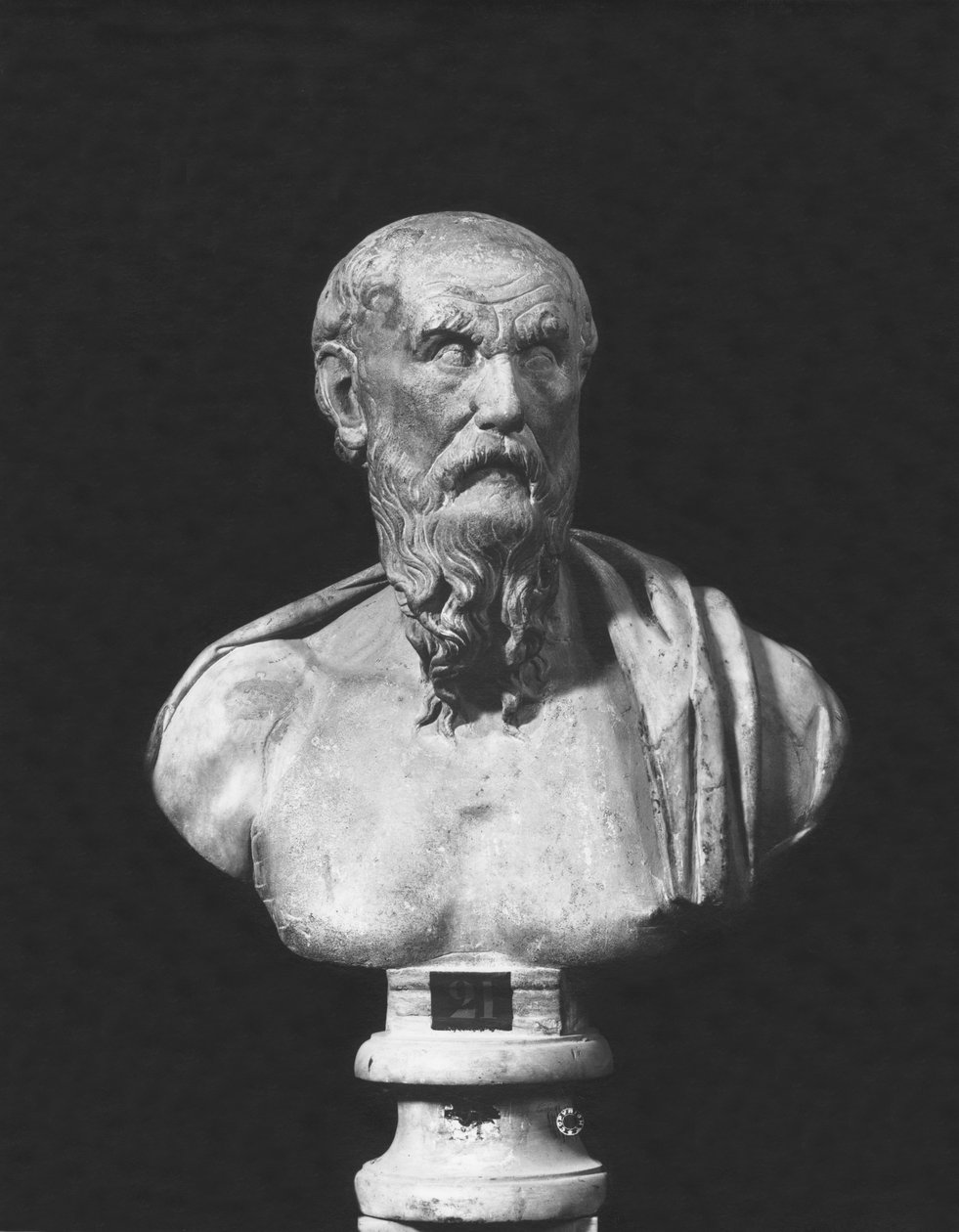 Byst av Diogenes (marmor) av Roman Roman
