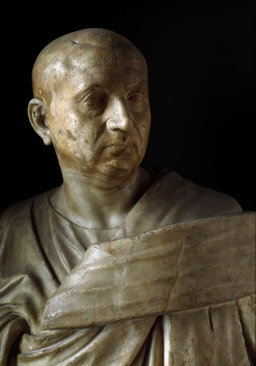 Byst av Scipio den afrikanske (marmorskulptur) av Roman Roman