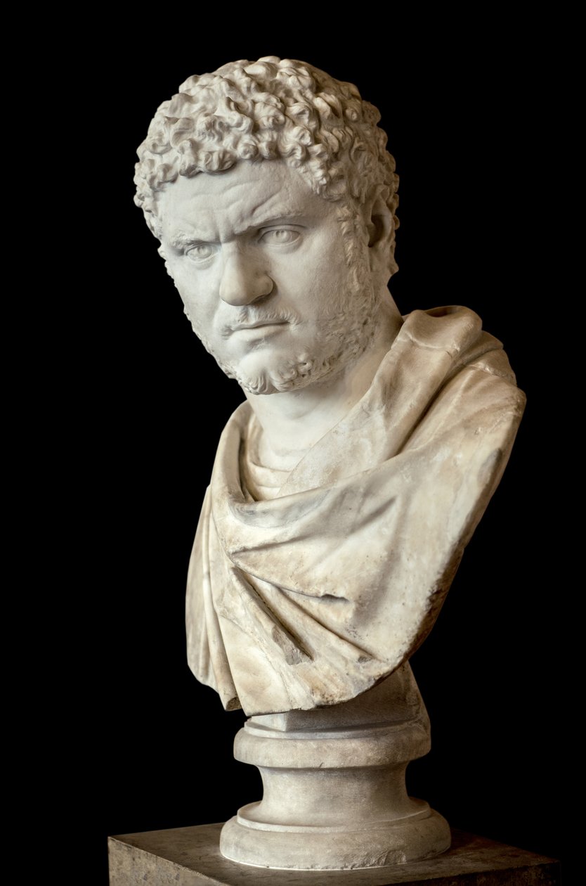 Caracalla (188 - 217 e.Kr.) marmor, romersk konst av Roman Roman