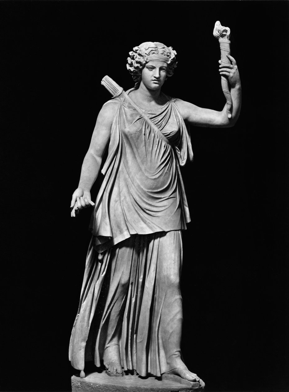 Diana Lucifera (marmor) (s/v foto) av Roman Roman