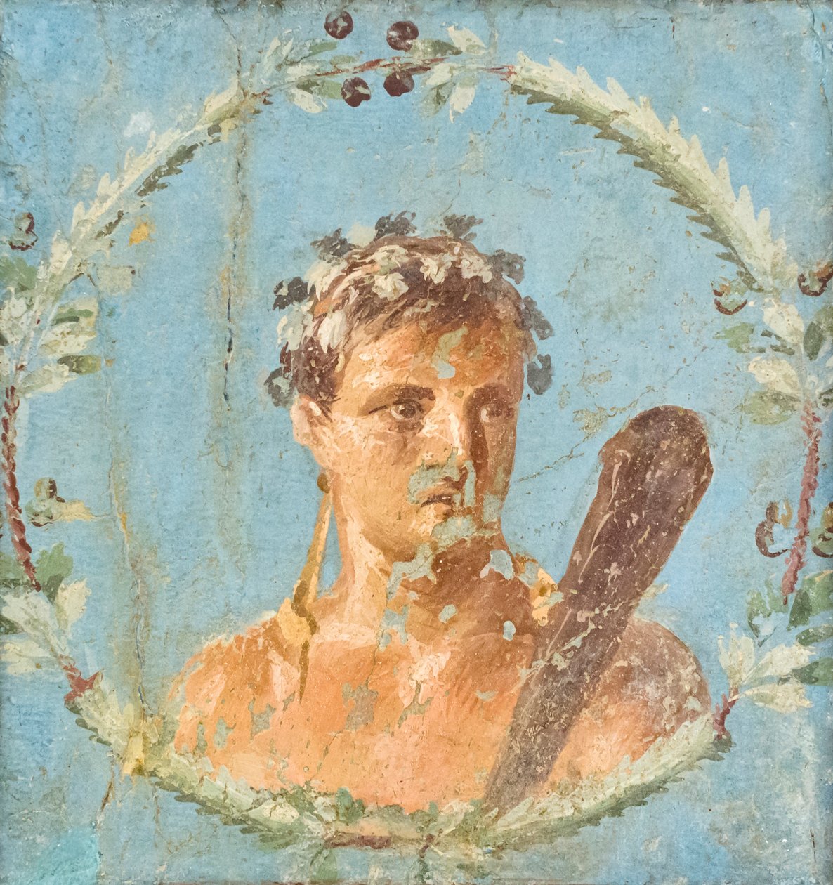 Freskomålning föreställande Herkules av Roman Roman