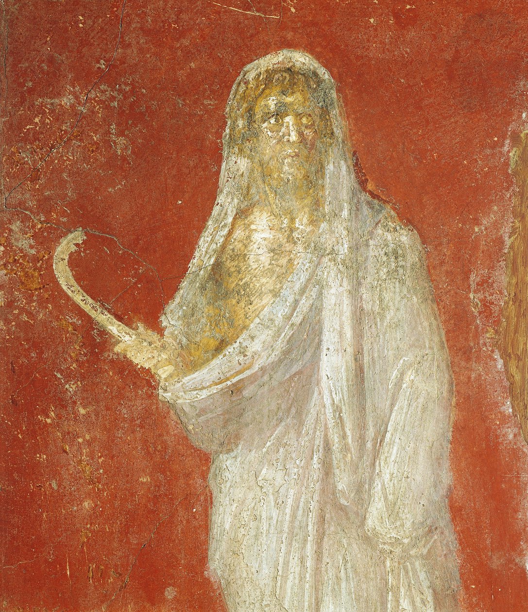 Fresk föreställande Saturnus, från Pompei av Roman Roman