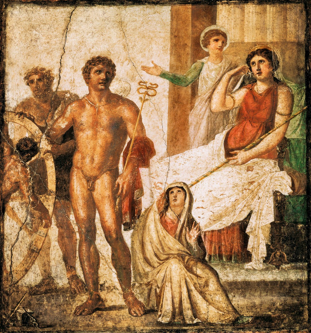 Fresk föreställande Tortyr av Issone, från House of Vettii, Pompeji, Kampanien av Roman Roman