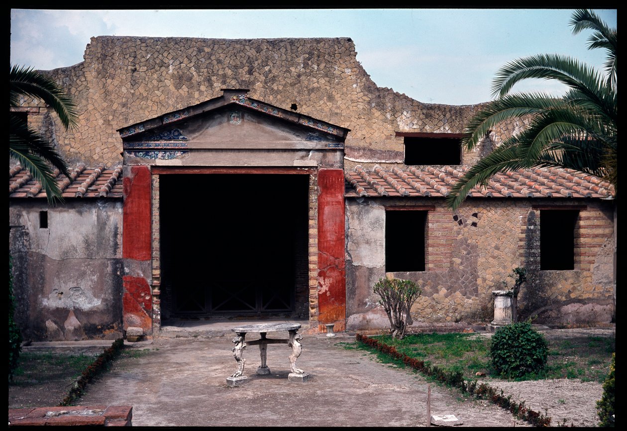 Trädgården i Casa Dei Cervi, 500-talet f.Kr.-1:a århundradet e.Kr av Roman Roman