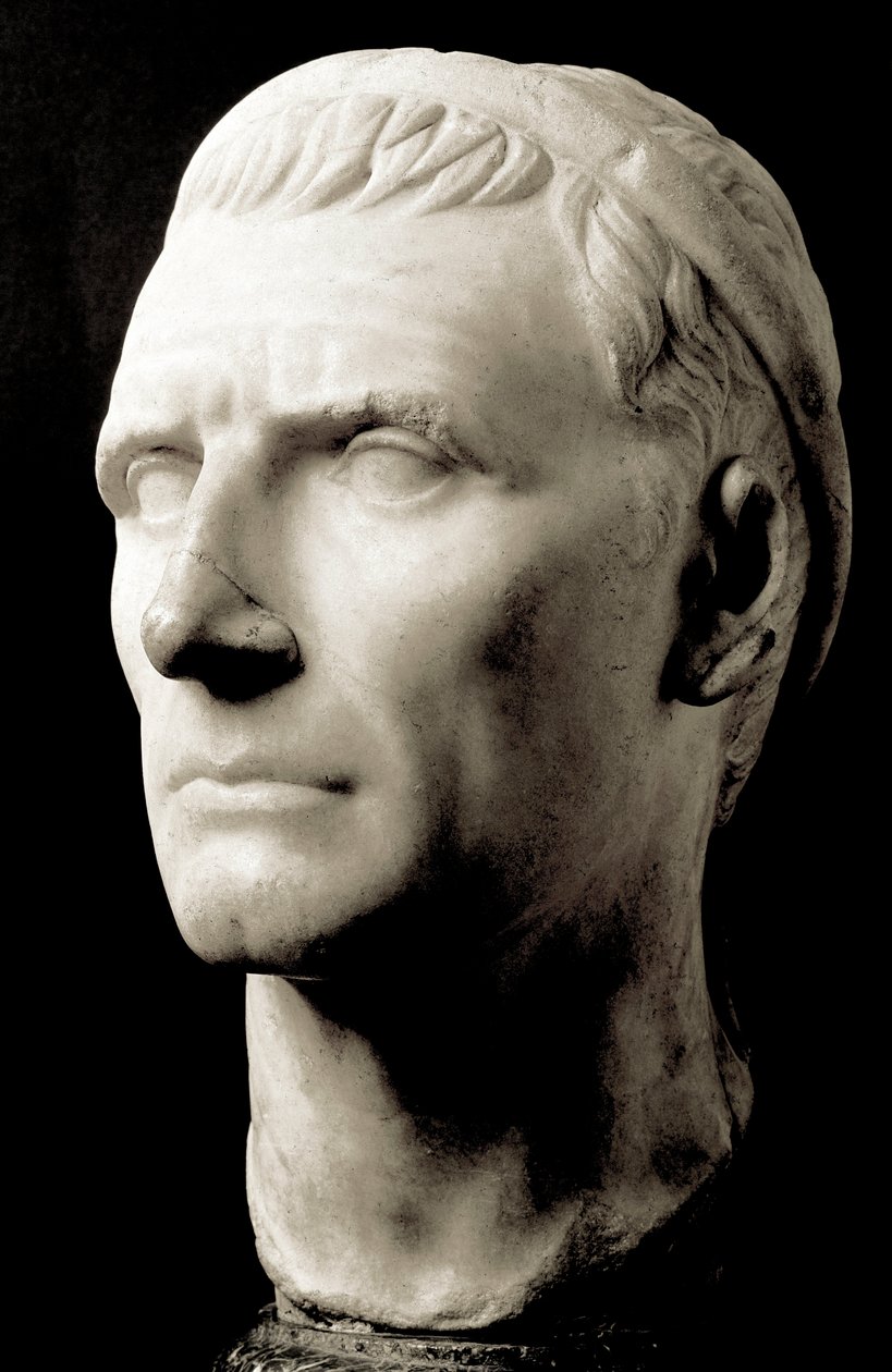 Chef för Antiochos III den store (223-187 f.Kr.), kung av Seleucid - Marmorskulptur - Musee du Louvre, Paris - Chef för Antiochos III den store (223-187 f.Kr.), Seleucidkung - Marmorskulptur, kopia av ett original från 3:e århundradet f.Kr. - Louvren, Pari av Roman Roman