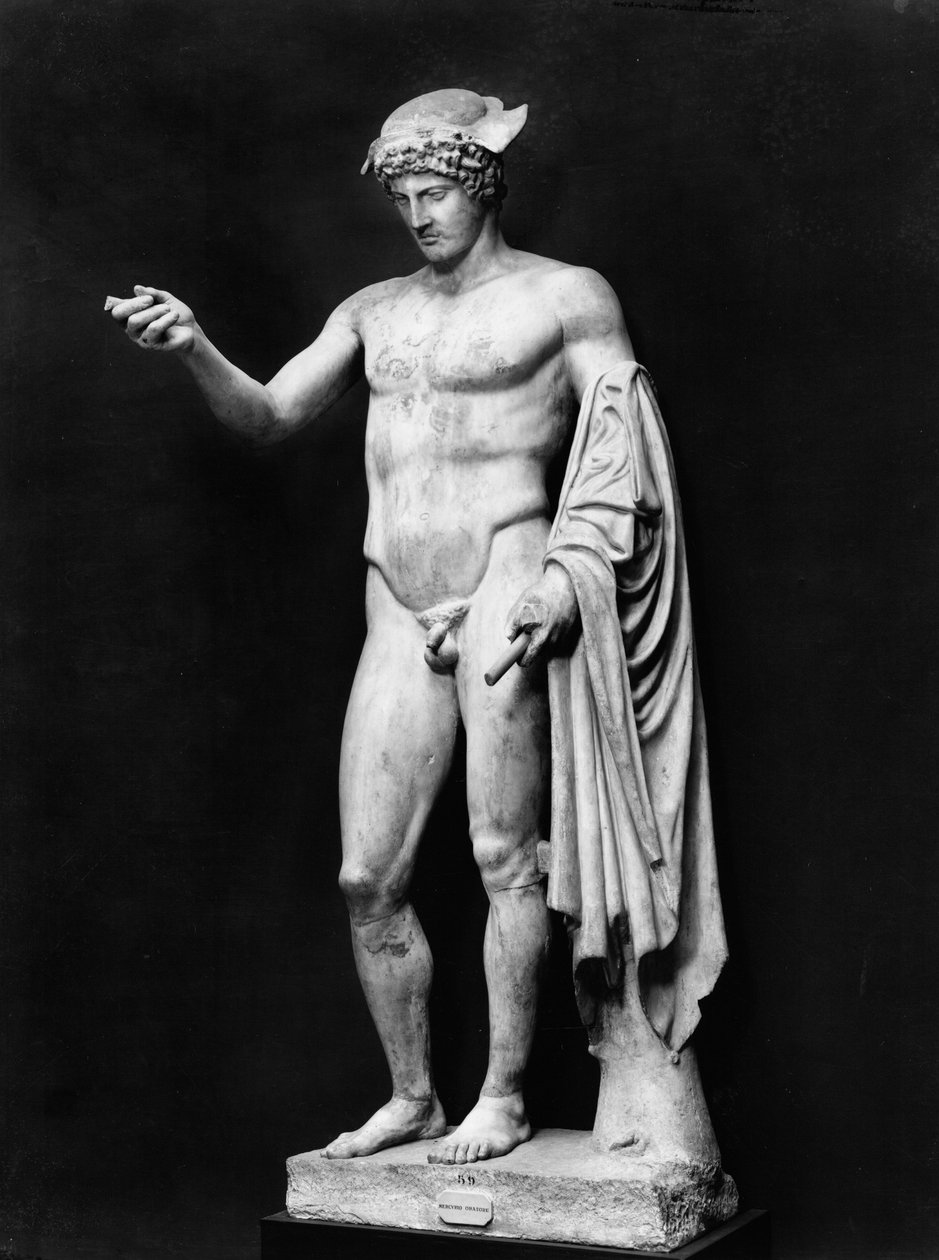 Hermes Longhios, från Ludovisi Collection av Roman Roman