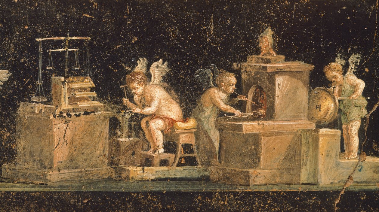 Italien, Kampanien, Pompeji (UNESCO:s världsarvslista av Roman Roman