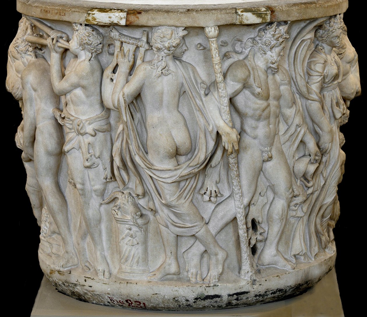 Lenos sarkofag med Dionysias scener (marmor) av Roman Roman
