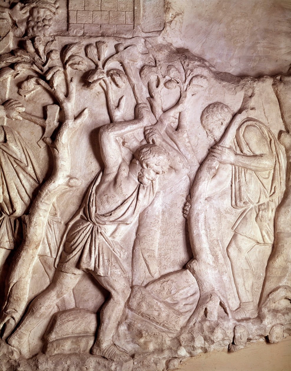Romersk konst: röjningsplats, lågrelief, Romersk antikvitetsmuseum, Rom av Roman Roman