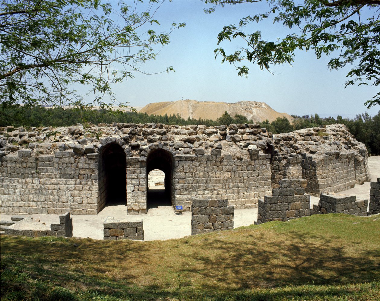 Utsikt över den romerska teatern i Scytopolis, 2:a århundradet f.Kr.-4:e århundradet e.Kr av Roman Roman