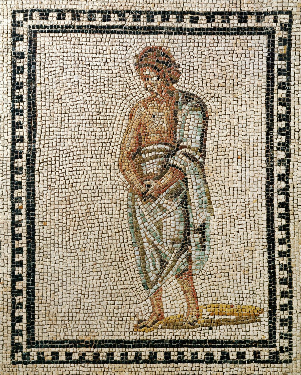 Ung filosof (mosaik) av Roman Roman