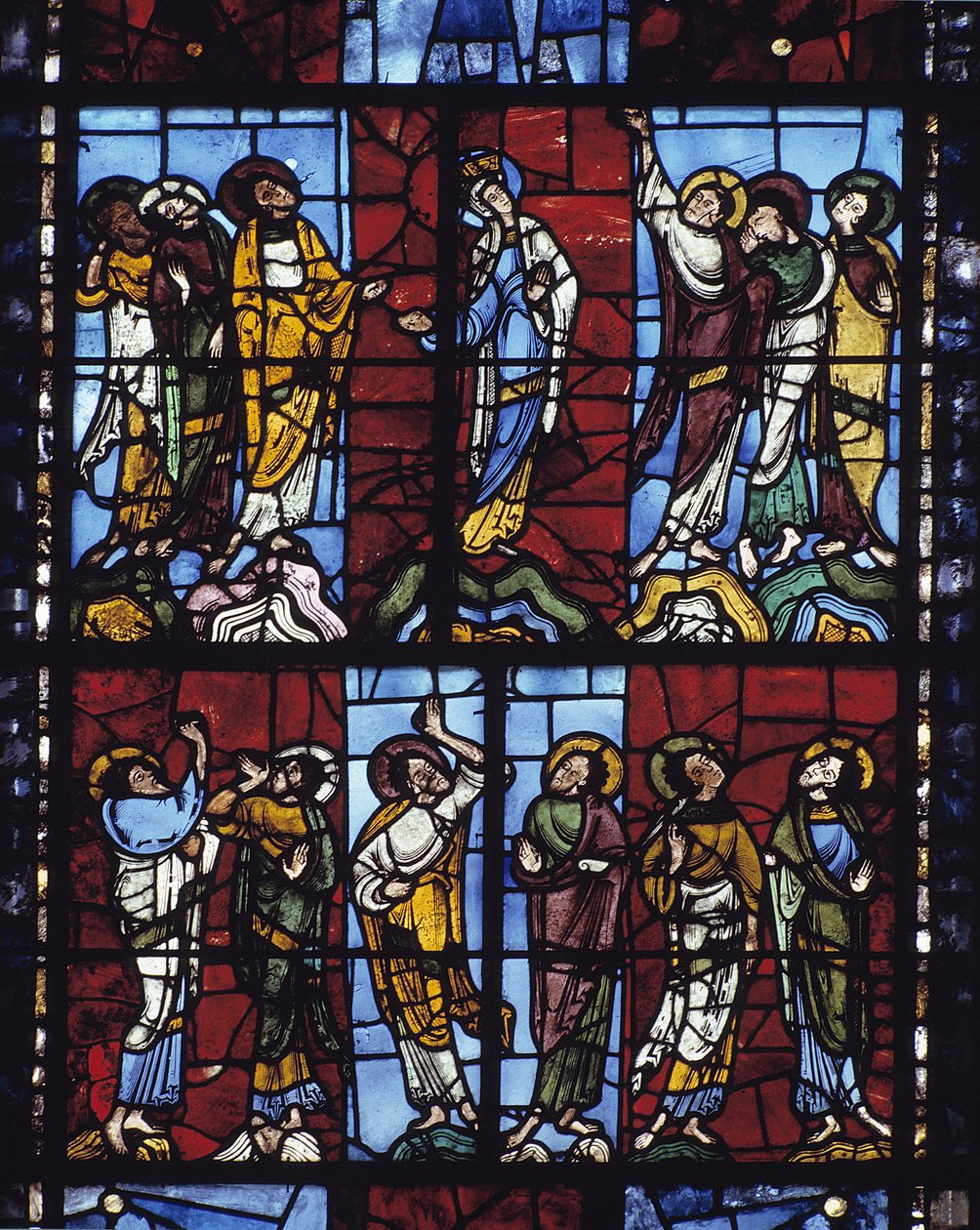 Ascension (målat glas av Romanesque