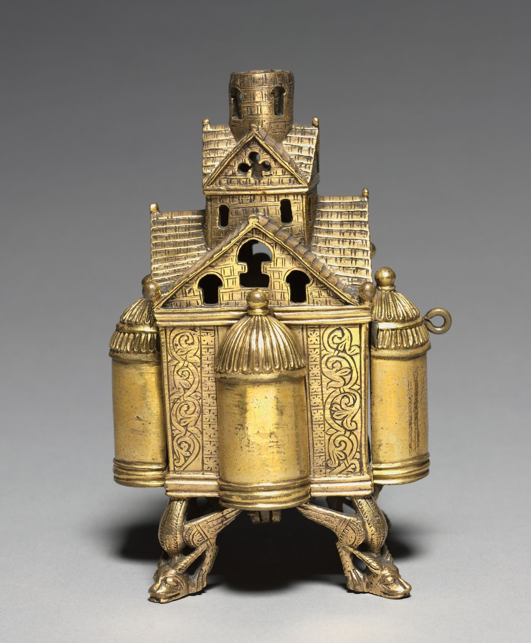 Rökelsebrännare och stativ för ett altarkors, 1150-1175 av Romanesque