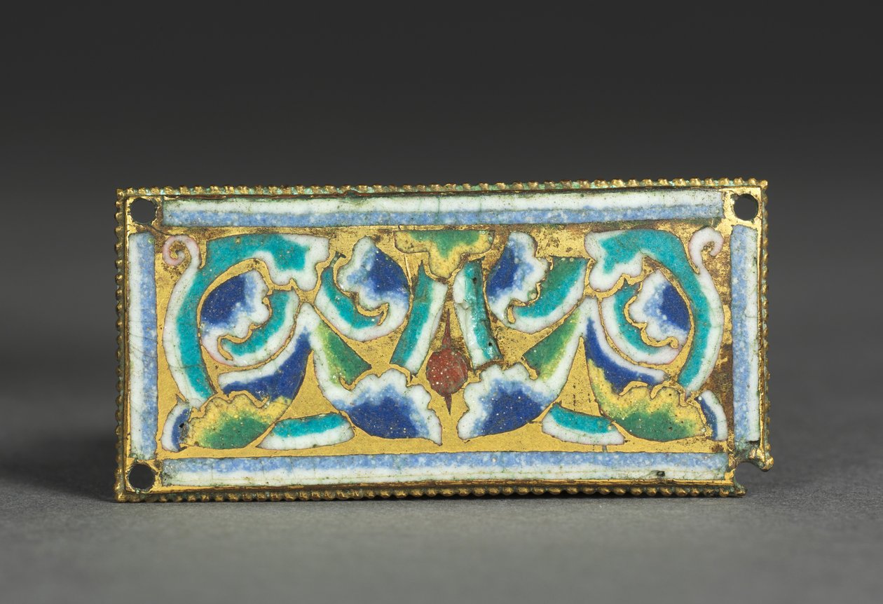 Plack från en relikvieskrin, ca 1180-1190 av Romanesque