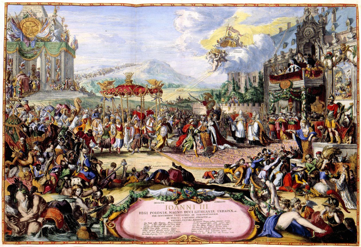 Allegori över kung John III Sobieski, 1675 av Romeyn de Hooghe