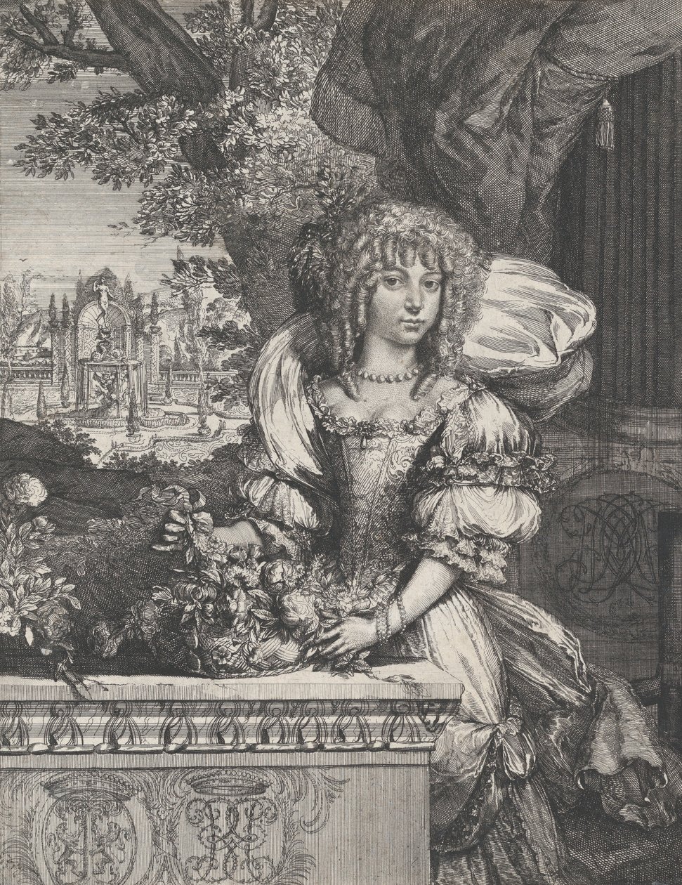 Porträtt av Mary Stuart,.n.d., n.d.. av Romeyn de Hooghe