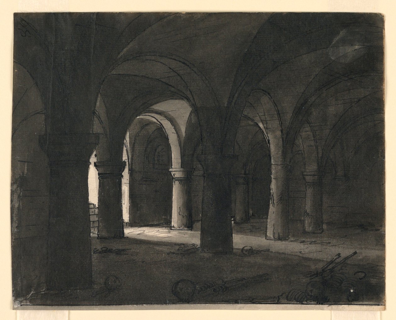 Scenografi, krypta av Romolo Achille Liverani