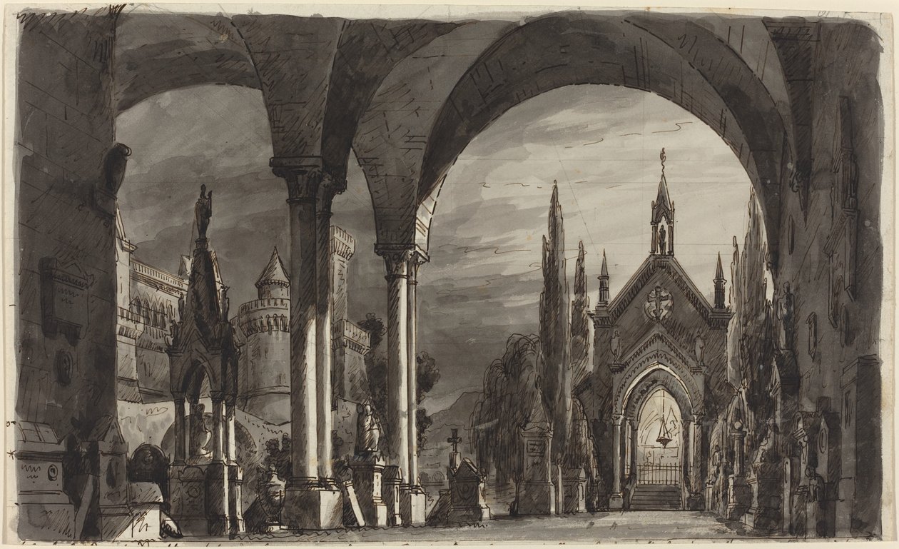 Graveyard of the Ravenswoods, från "Lucia di Lammermoor" av Romolo Liverani